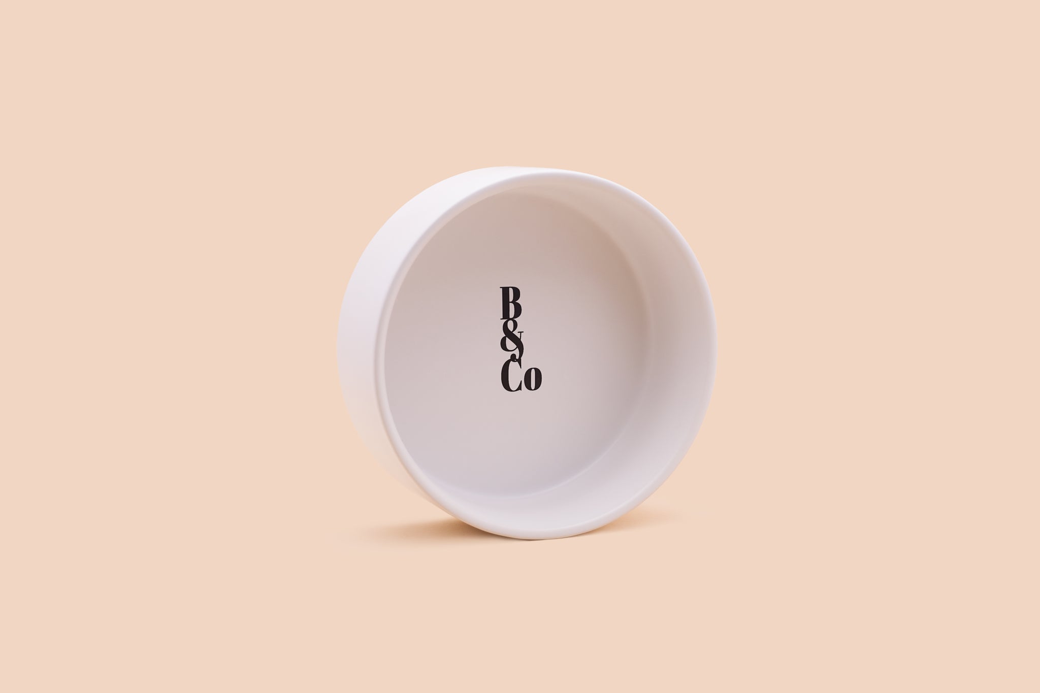 Ceramic Bowls with Wooden Stands
